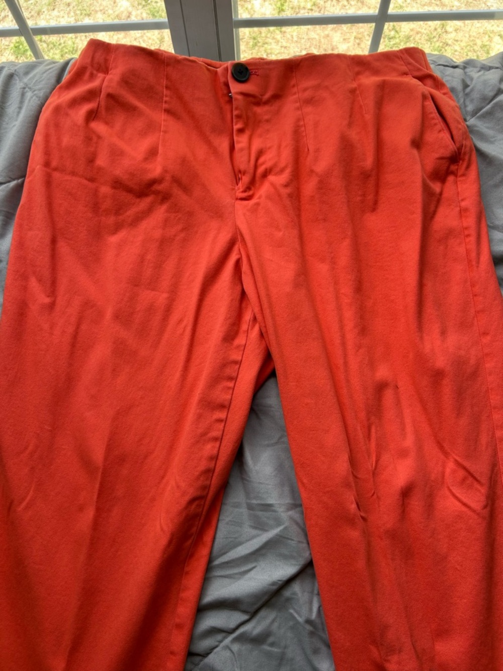 💚3/$25 Ava & Viv Women's Cropped orange Trousers 18w